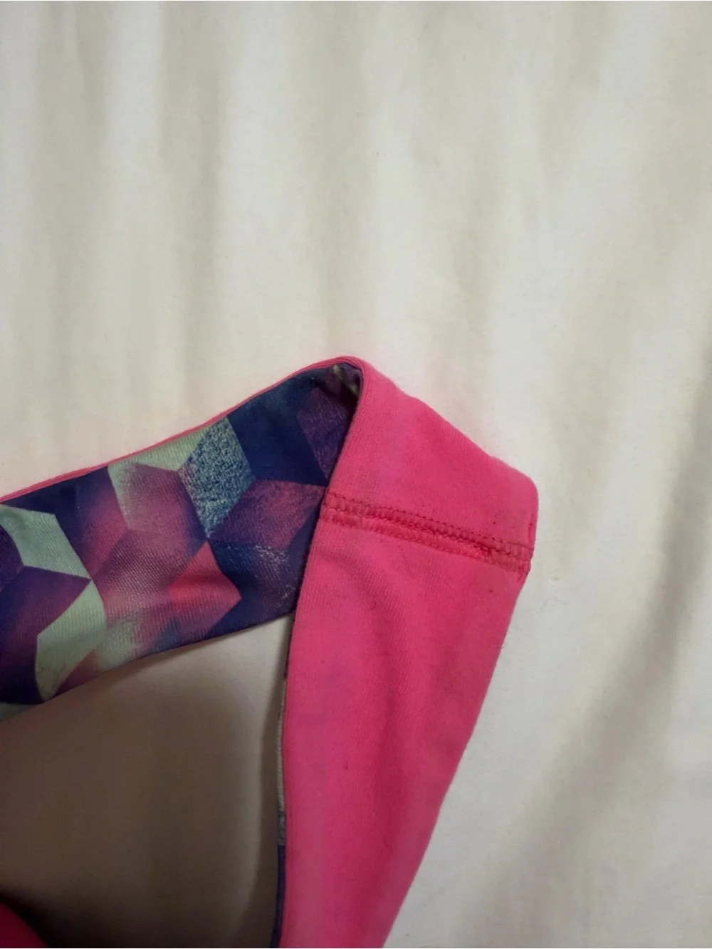 Ivivva two pack of colorful reversible headbands - pink or black and colorful m